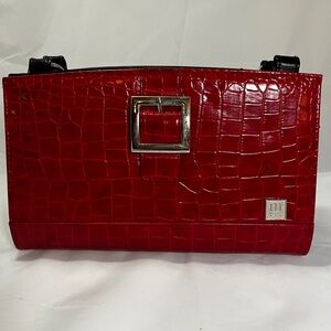 Retro Miche Purse Cover, Red Faux Skin Purse Cover, Miche Purse 2000s Fashion